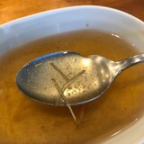 鶏の茹で汁で！生姜スープ